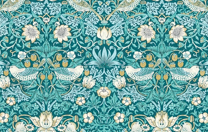 Английские обои Clarke & Clarke, коллекция William Morris Designs, артикул W0171/06