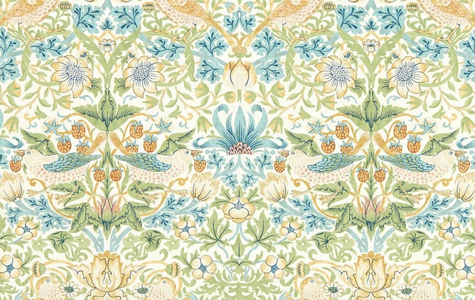 Английские обои Clarke & Clarke, коллекция William Morris Designs, артикул W0171/01