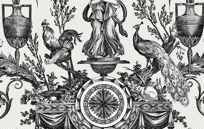 Американские обои York, коллекция Toiles Resource Library, артикул RT7813