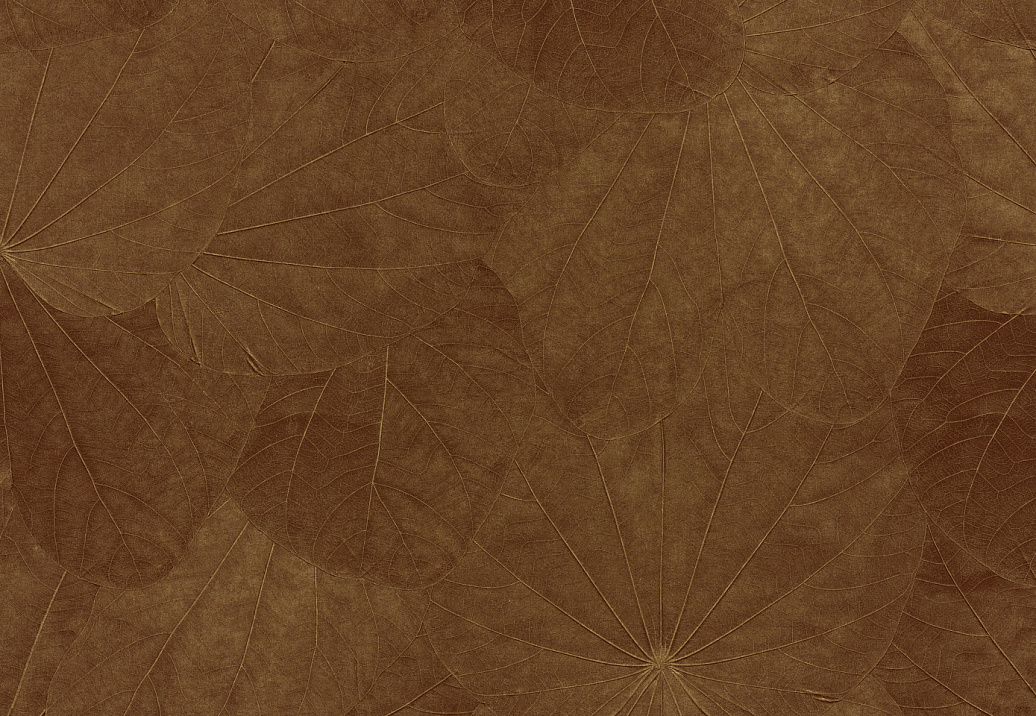 Панно и фотообои Italreflexes Macro Leaves-001/Gold