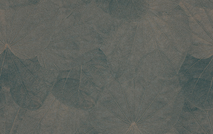 Итальянские панно и фотообои Italreflexes, коллекция Macro, артикул Leaves-001/Copper