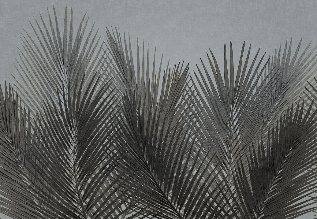 Панно и фотообои Italreflexes Macro Palm-004/Silver