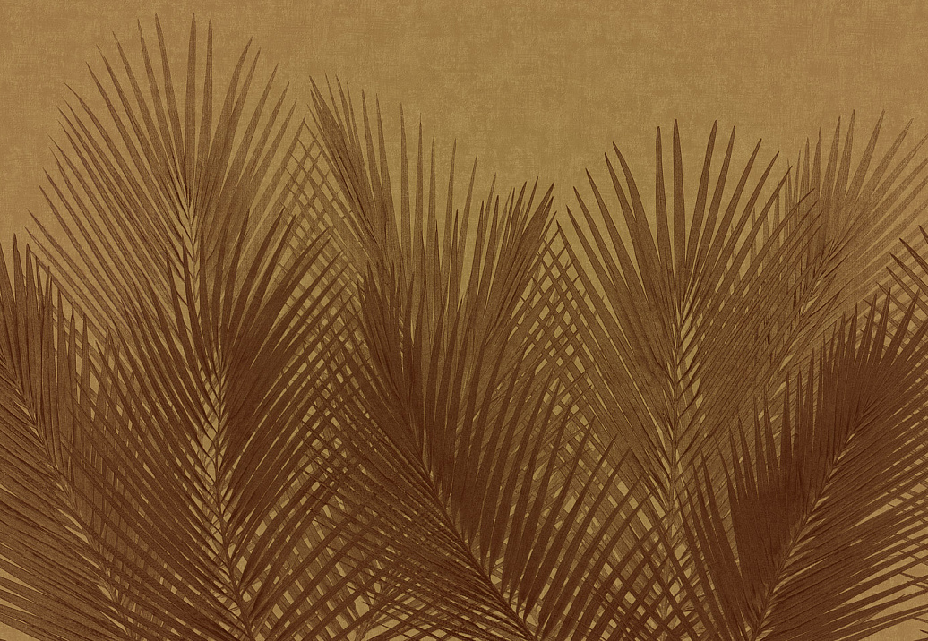 Панно и фотообои Italreflexes Macro Palm-004/Gold