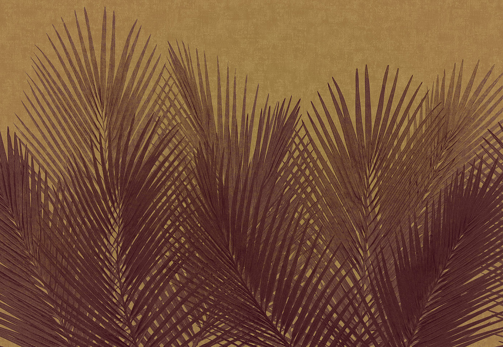 Панно и фотообои Italreflexes Macro Palm-004/PureGold