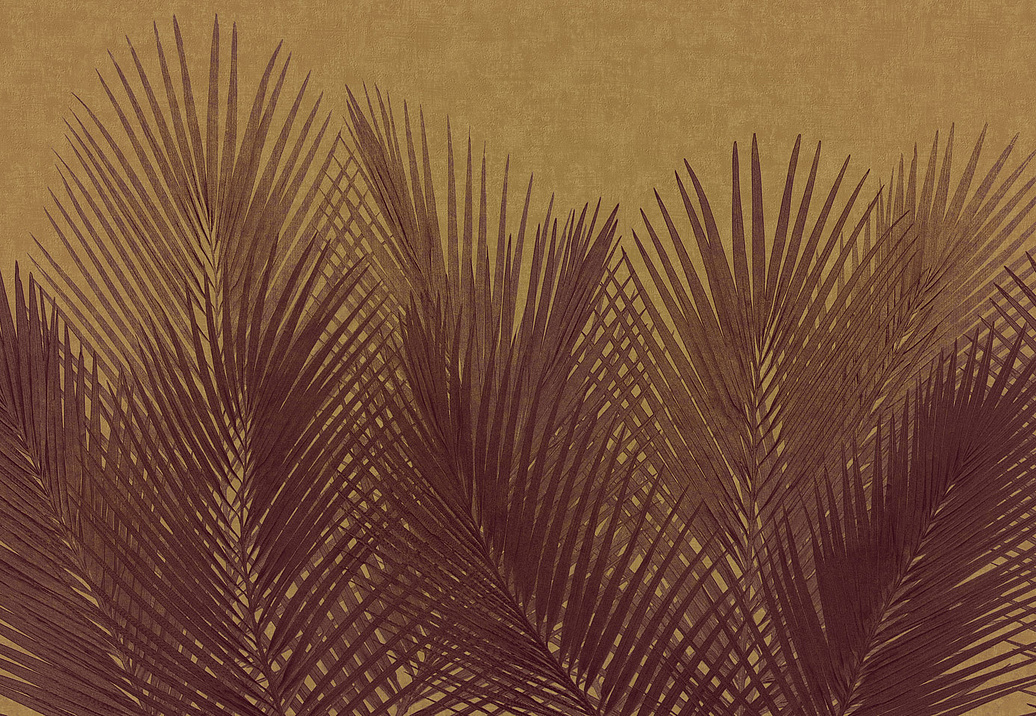 Панно и фотообои Italreflexes Macro Palm-004/PureGold