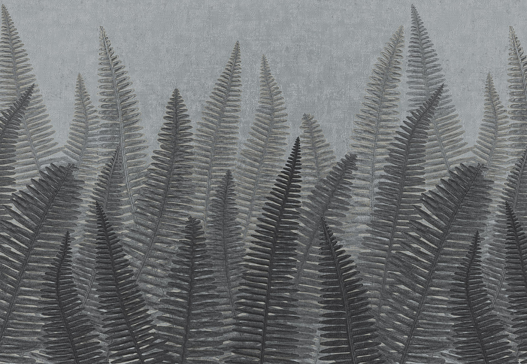 Панно и фотообои Italreflexes Macro Fern-005/Silver