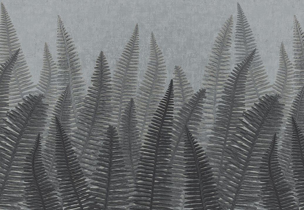 Панно и фотообои Italreflexes Macro Fern-005/Silver