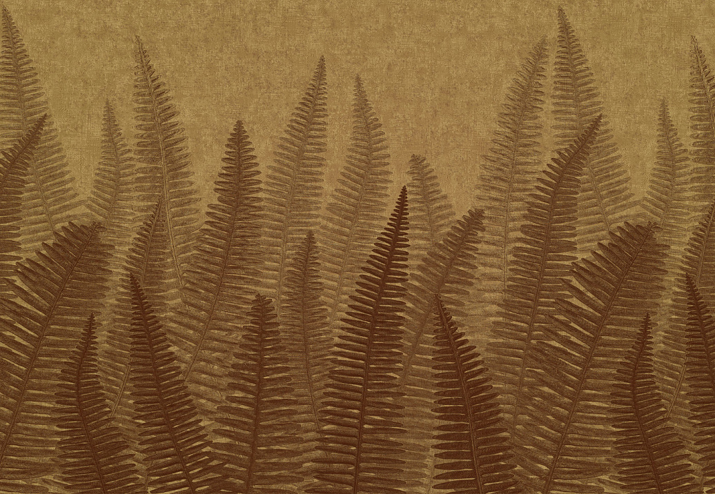 Панно и фотообои Italreflexes Macro Fern-005/Gold