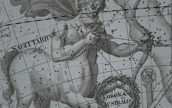 Итальянские панно и фотообои Italreflexes, коллекция Macro, артикул Sagittarius-006/Silver