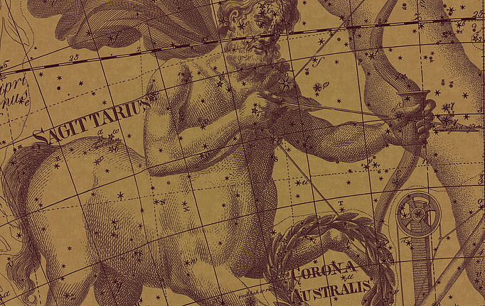 Итальянские панно и фотообои Italreflexes, коллекция Macro, артикул Sagittarius-006/PureGold