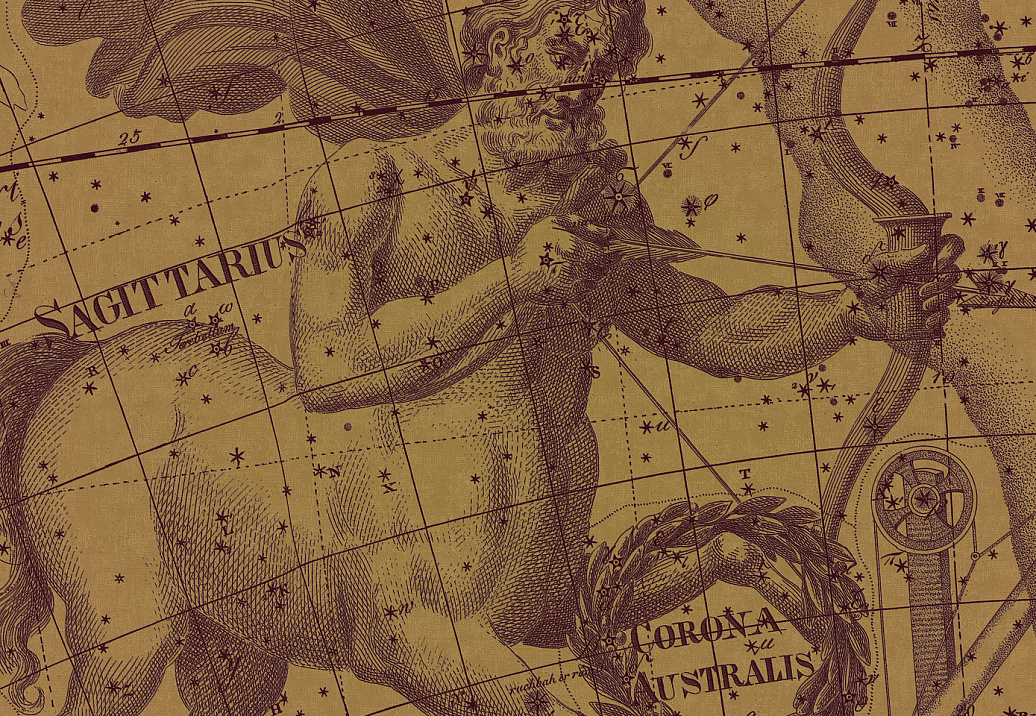 Панно и фотообои Italreflexes Macro Sagittarius-006/PureGold