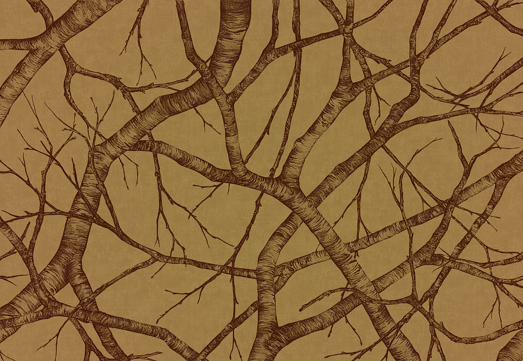 Панно и фотообои Italreflexes Macro Silver Birch-008/Gold