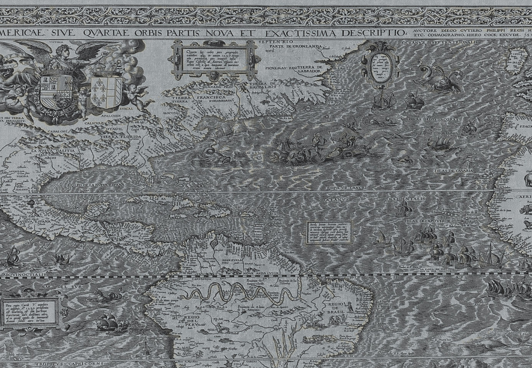 Панно и фотообои Italreflexes Macro Map-010/Silver
