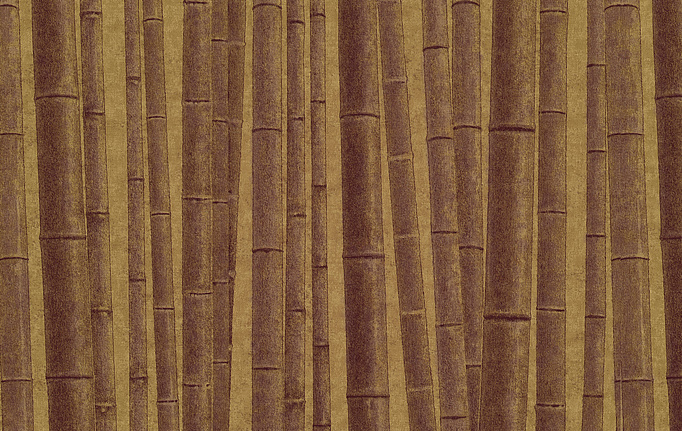 Итальянские панно и фотообои Italreflexes, коллекция Macro, артикул Bamboo-011/PureGold