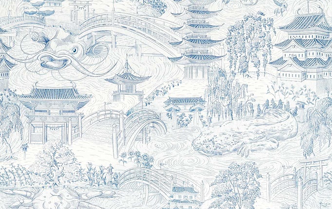 Английская ткань Zoffany, коллекция Kensington Walk, артикул 322717