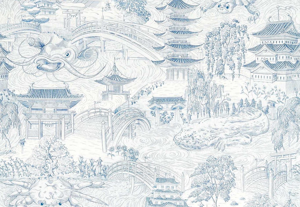 Ткань Zoffany Kensington Walk 322717