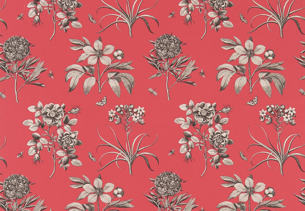 Ткань Sanderson Parchment Flowers DPFPET201