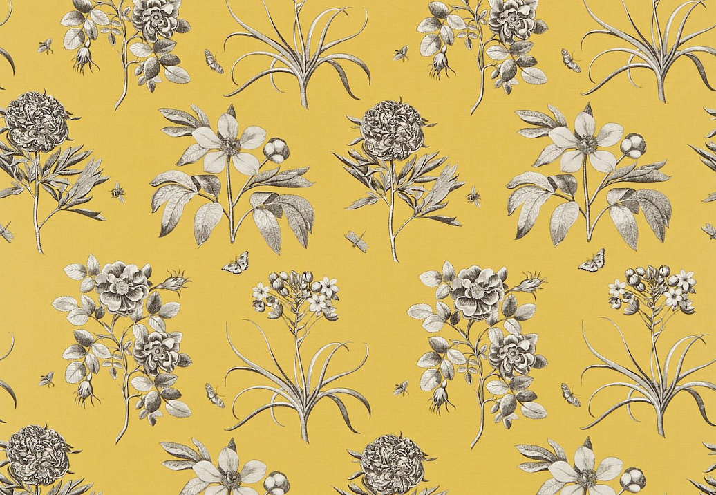 Ткань Sanderson Parchment Flowers DPFPET204