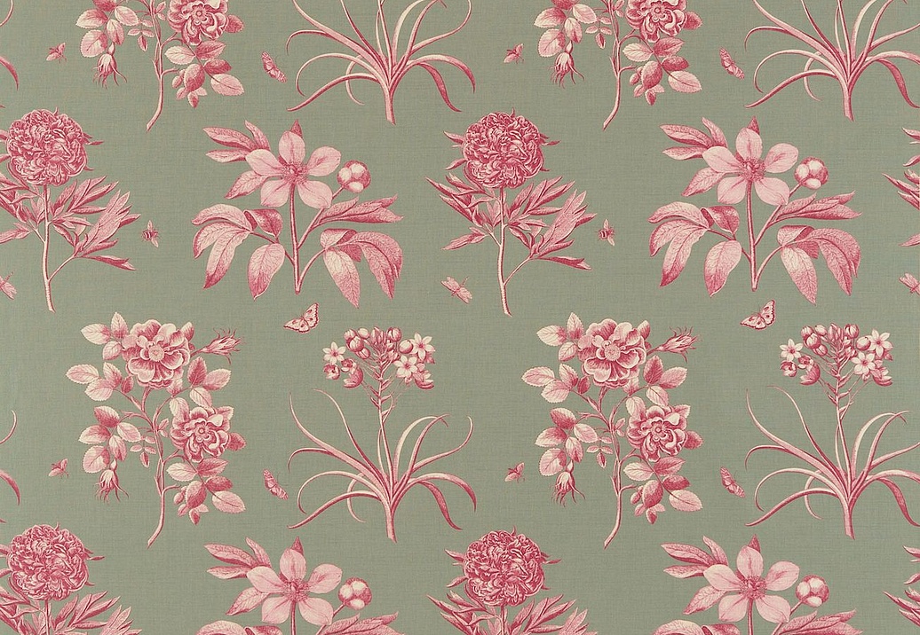 Ткань Sanderson Parchment Flowers DPFPET205