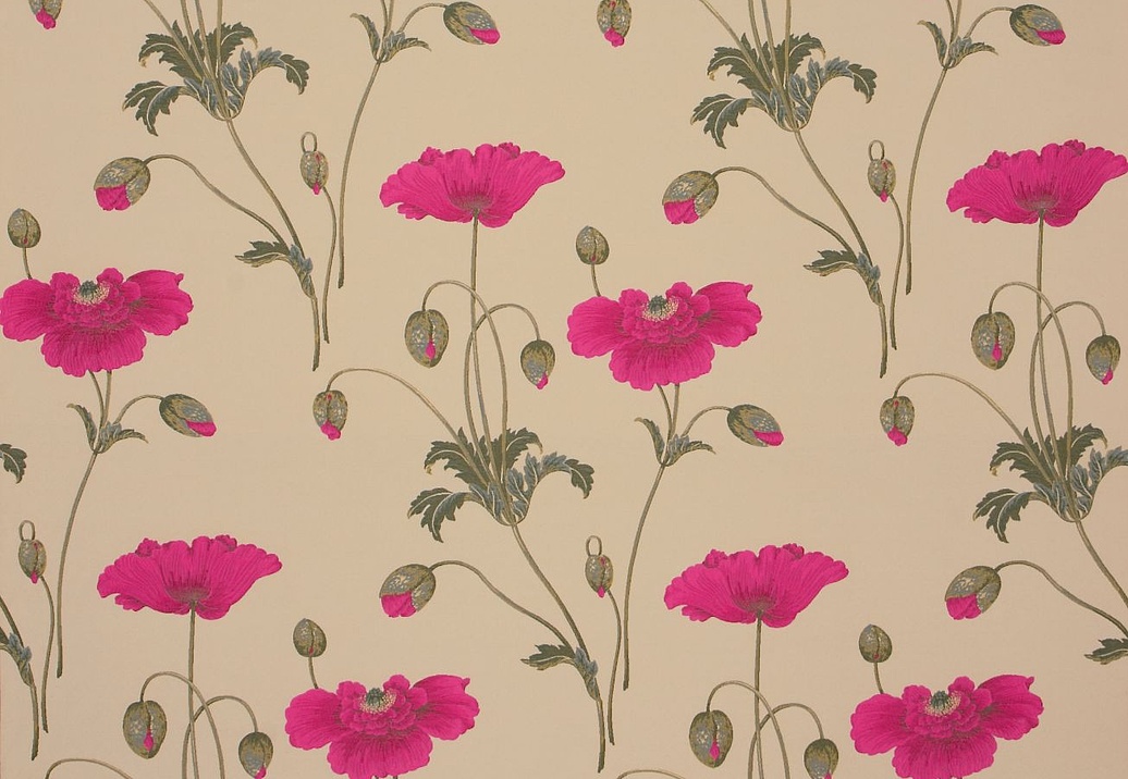 Ткань Sanderson Parchment Flowers DORIPE302