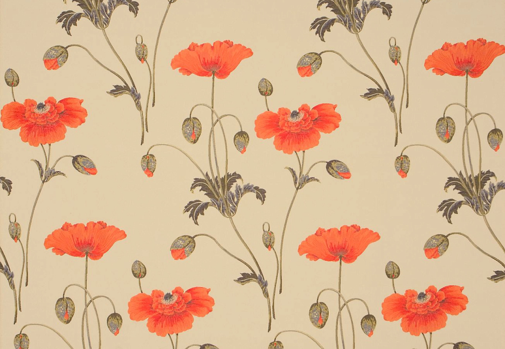 Ткань Sanderson Parchment Flowers DORIPE303