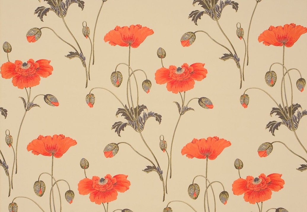 Ткань Sanderson Parchment Flowers DORIPE303