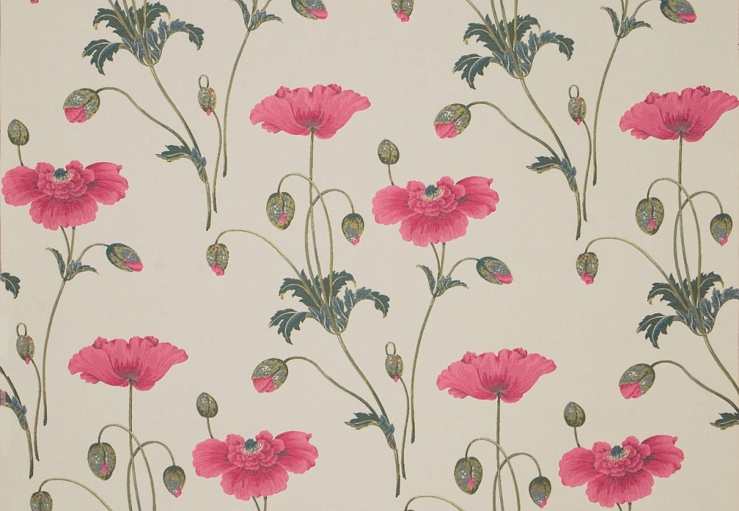 Ткань Sanderson Parchment Flowers DORIPE304