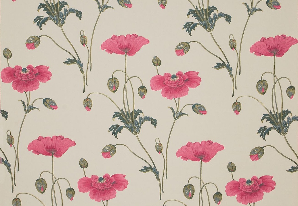 Ткань Sanderson Parchment Flowers DORIPE304