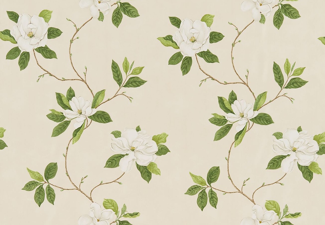 Ткань Sanderson Parchment Flowers DPFPSW202