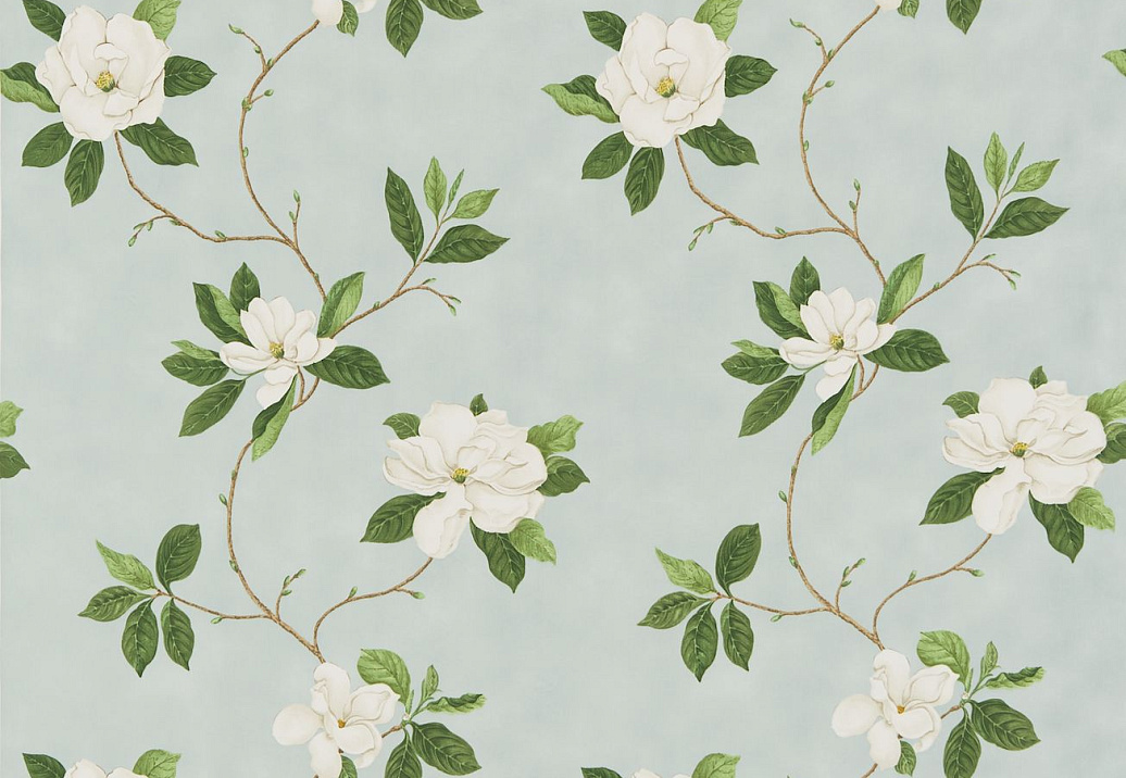 Ткань Sanderson Parchment Flowers DPFPSW201