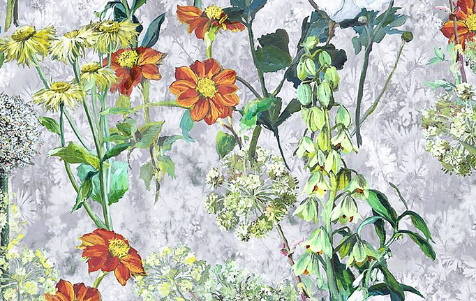 Английская ткань Designers Guild, коллекция Tulipa Stellata, артикул FDG2759/01