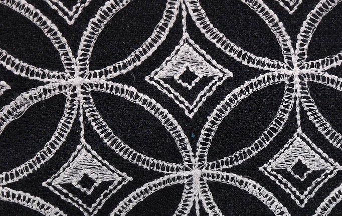 Английская ткань Clarke & Clarke, коллекция Black + White, артикул F0881/01