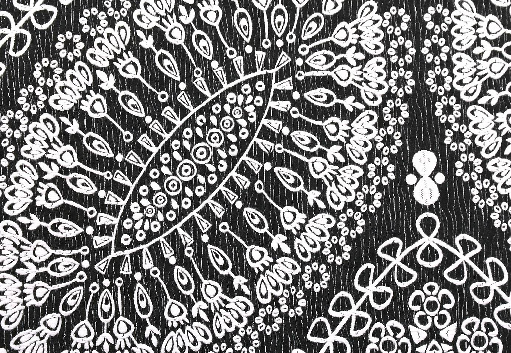 Ткань Clarke & Clarke Black + White F0879/01