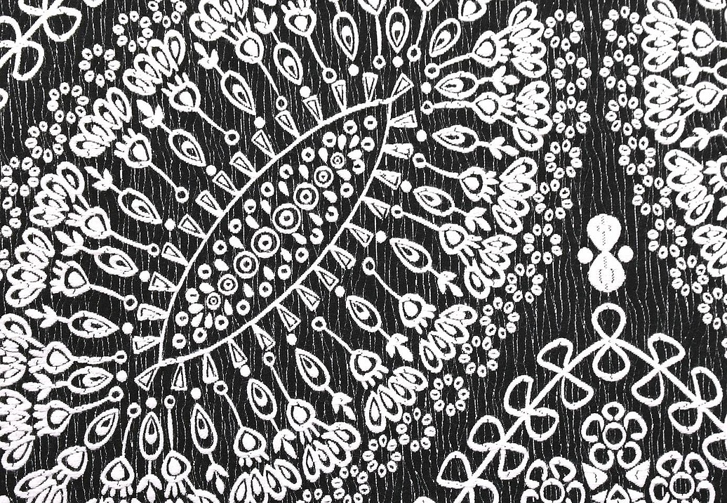 Ткань Clarke & Clarke Black + White F0879/01