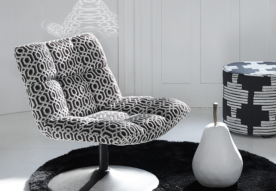 Ткань Clarke & Clarke Black + White F0944/01