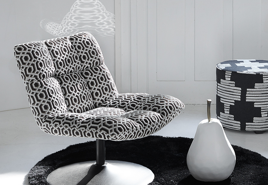 Ткань Clarke & Clarke Black + White F0944/01