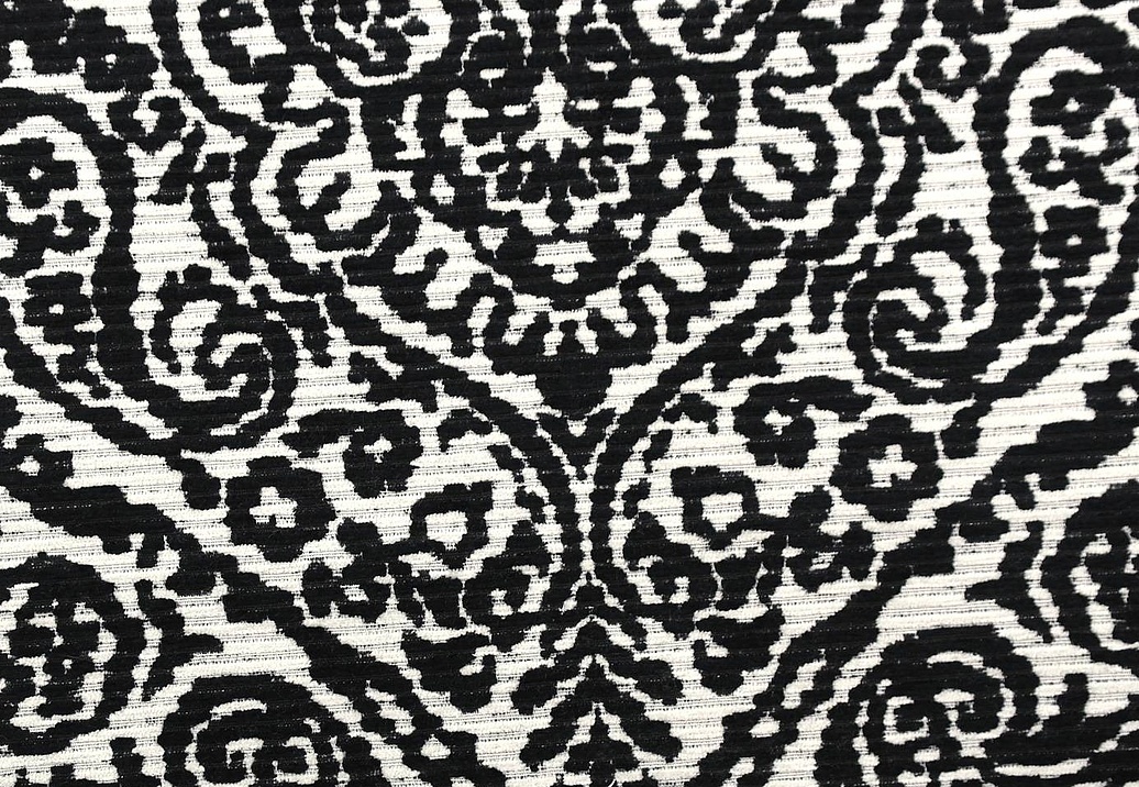 Ткань Clarke & Clarke Black + White F0896/01