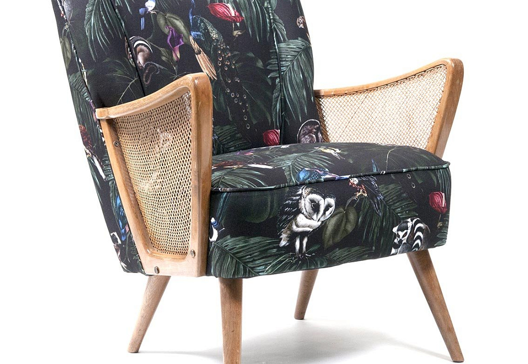 Ткань Witch & Watchman Fabric collection Amazonia Dark Fabric