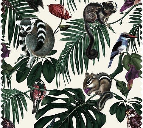 Ткань Witch & Watchman Fabric collection Amazonia Light Fabric