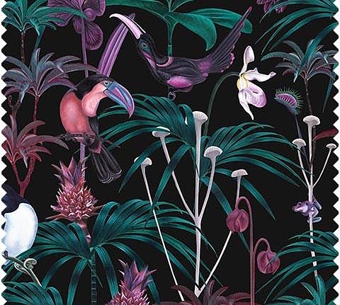 Ткань Witch & Watchman Fabric collection Xanadu Dark Fabric