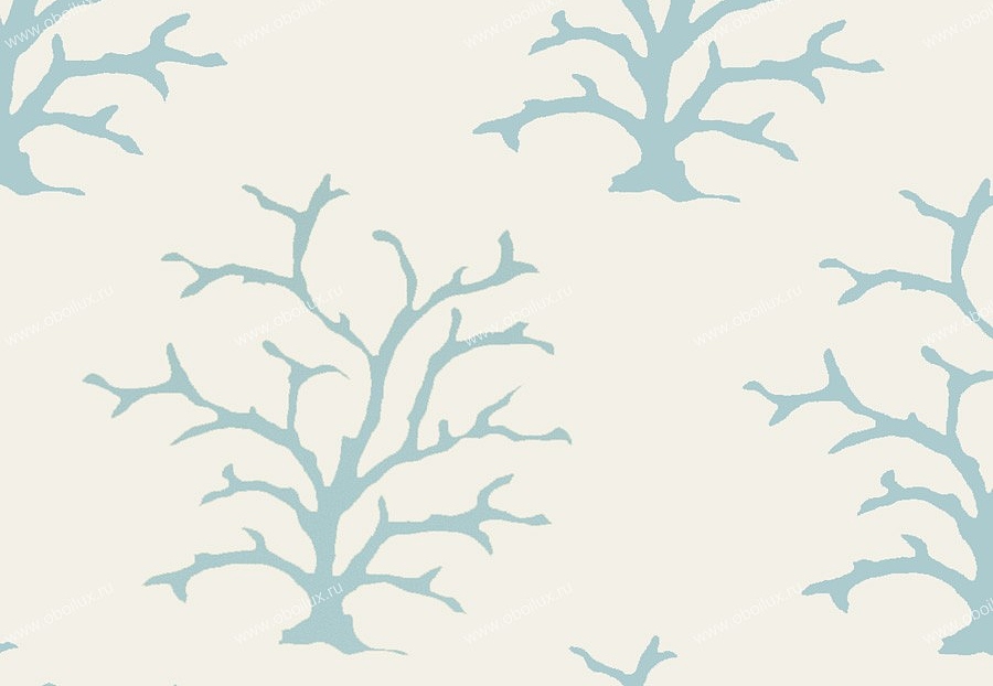 Обои Stroheim Dana Gibson Coral/Turqouise