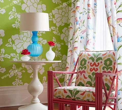 Обои Stroheim Dana Gibson Sister's Peony/Grass