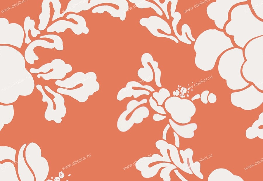 Обои Stroheim Dana Gibson Sister's Peony/Persimmon