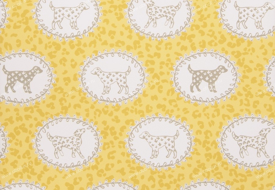 Обои Stroheim Dana Gibson Trot/Maize Grey