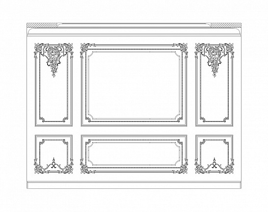 Готовые решения RoDecor Царскосельский Рококо 77103RC