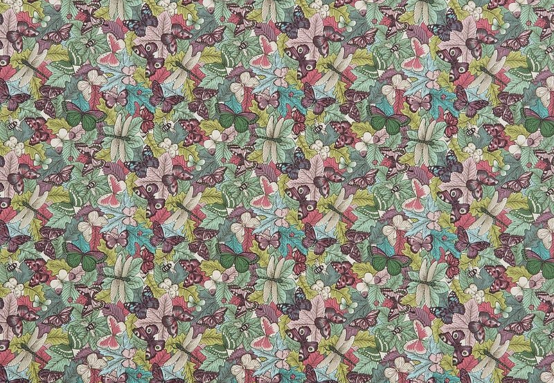 Ткань Daylight Molveno Botanist/Carmine