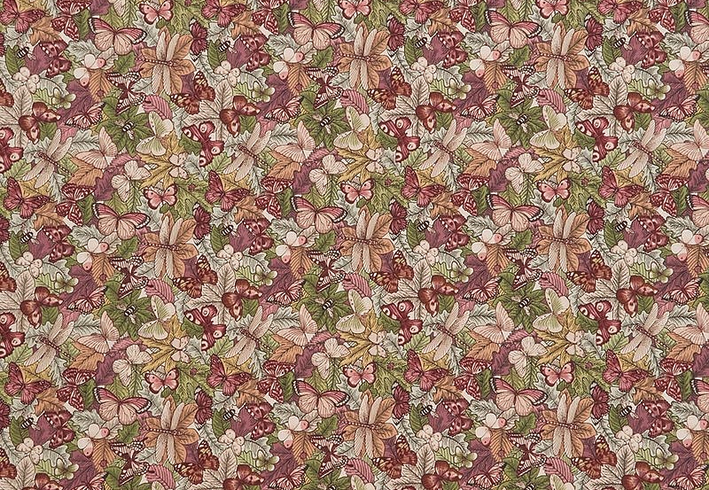 Ткань Daylight Molveno Botanist/Coral