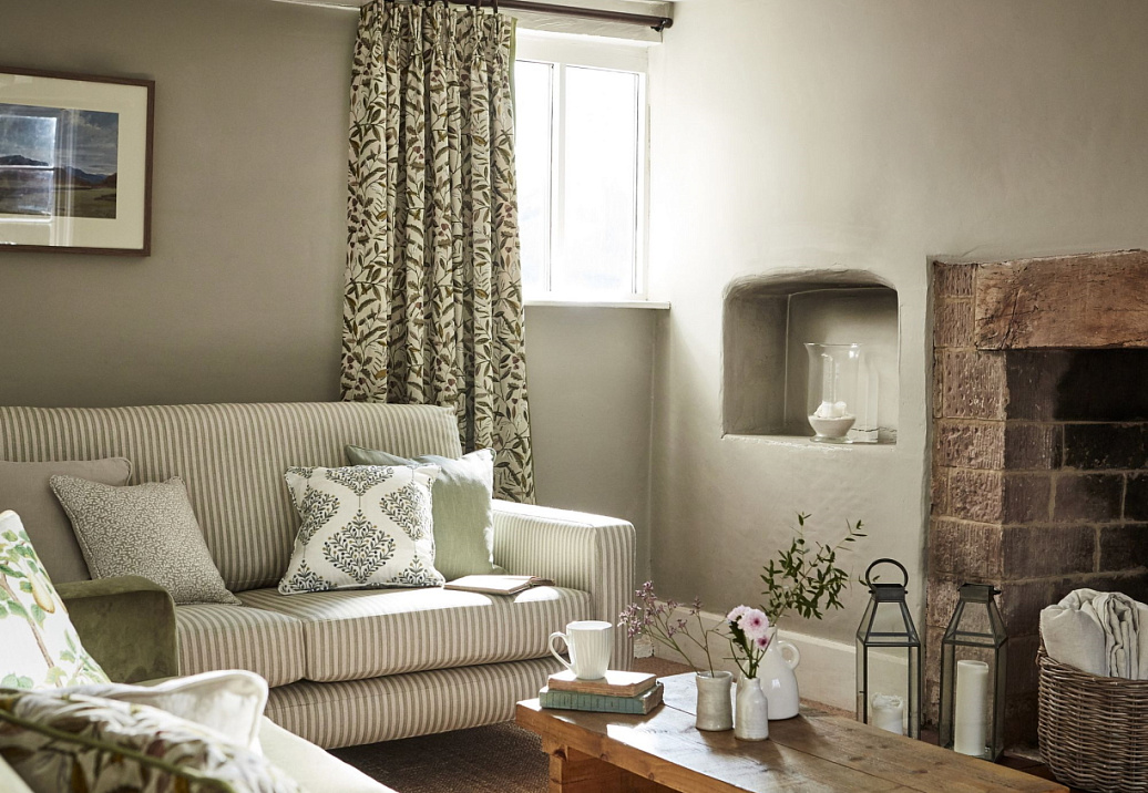 Ткань Sanderson Rue Linen 237047