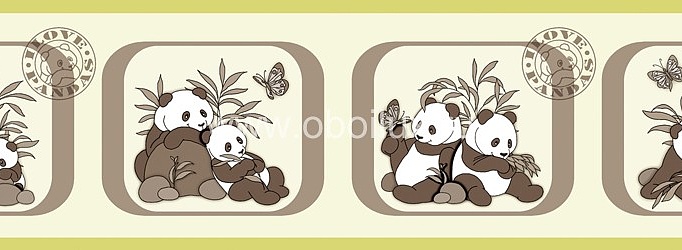 Бордюр A. S. Creation Sweet Little World 6717-14