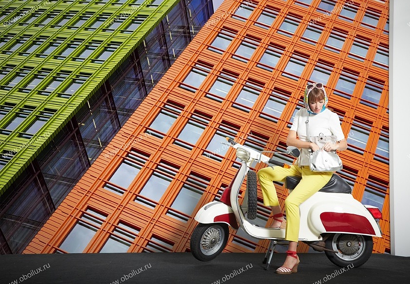 Панно и фотообои A. S. Creation XXL II 286 Skyscraper Green&Red 